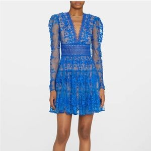 Bronx and Banco Women's Megan Floral-Embroidered Lace Mini Dress